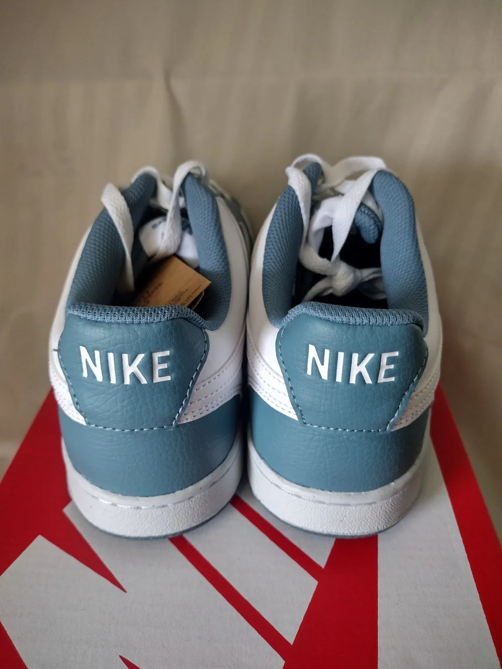Nike Women’s Low-Top Sneakers in Teal Blue and White